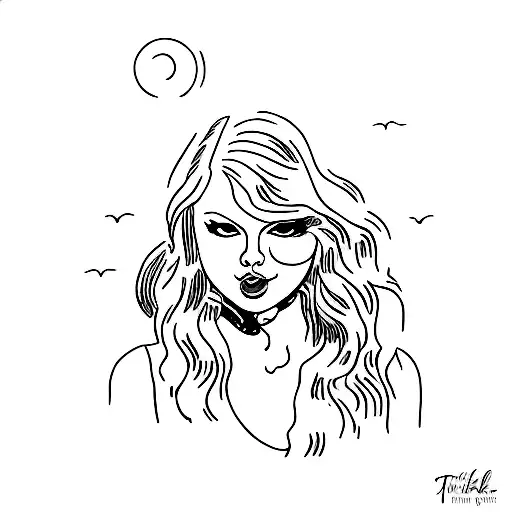 taylor swift tattoo design idea