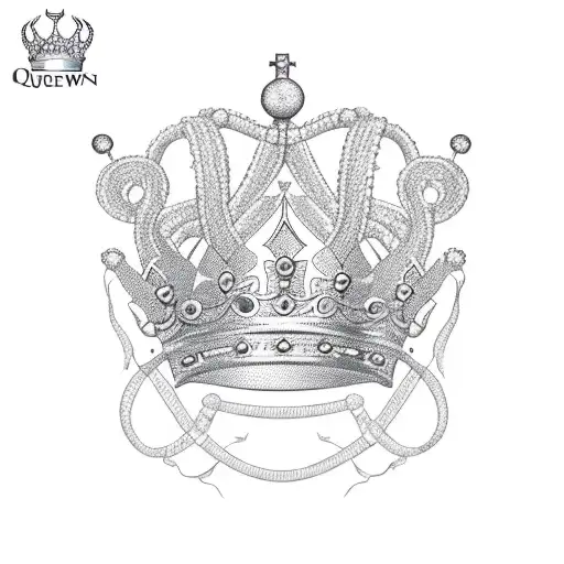Queen's Crown tattoo design idea