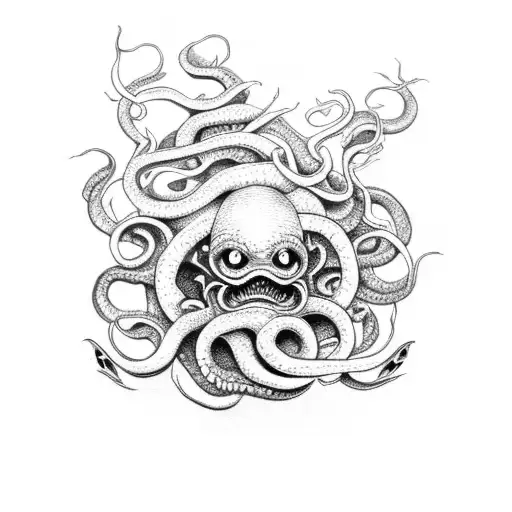 I want a kraken tattoo design idea