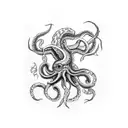 I want a kraken tattoo design idea