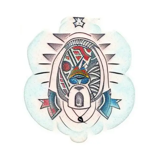 African tribal tattoo  tattoo design idea