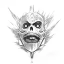 anime Attack on Titan tattoo design idea