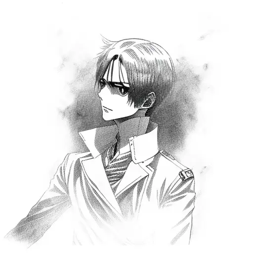 levi ackerman and eren yeager tattoo design idea