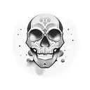 skull bdsm  tattoo design idea