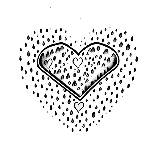 love rainstorm  tattoo design idea