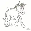 eeyore tattoo tattoo design idea