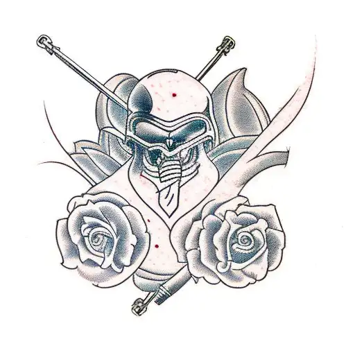 crossbow tattoo design idea