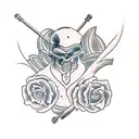 crossbow tattoo design idea