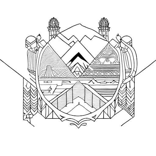 Bolivia and Peru  tattoo design idea