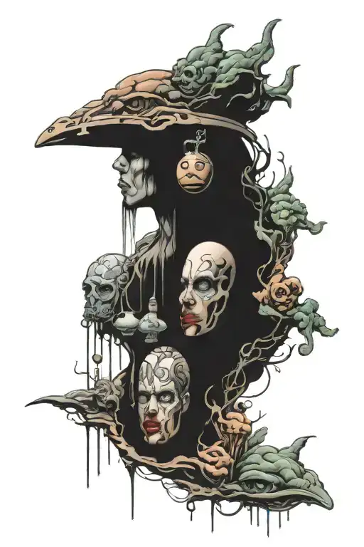 late 90s and early 2000s heavy rock inspired tattoo  tattoo design idea