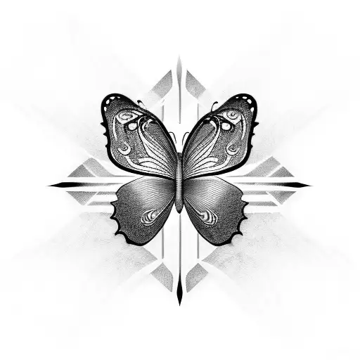 butterfly effect tattoo design idea
