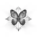 butterfly effect tattoo design idea