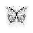 butterfly effect tattoo design idea