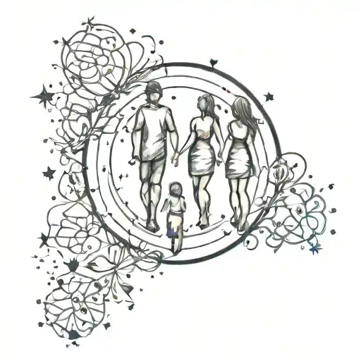 family constellation tattoo tattoo design idea
