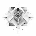 Morning star tattoo design idea