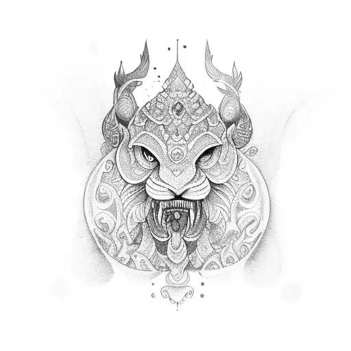 Bali  tattoo design idea