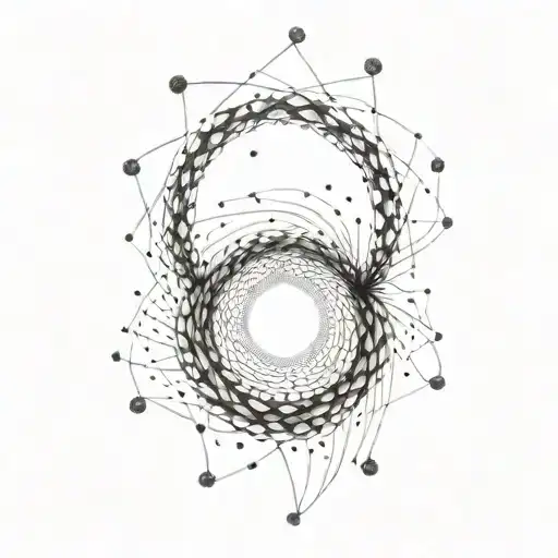 wormhole  tattoo design idea