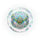 galaxy sphere tattoo design idea