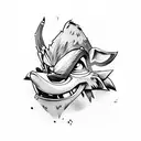 crash bandicoot  tattoo design idea