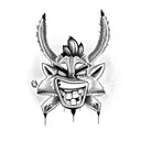 crash bandicoot  tattoo design idea