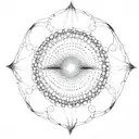 wormhole  tattoo design idea