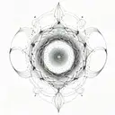 wormhole  tattoo design idea