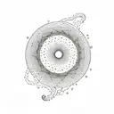 wormhole  tattoo design idea