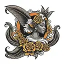 ebony Virgo tattoo design idea