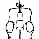 cello tattoo design idea