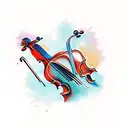 cello tattoo design idea