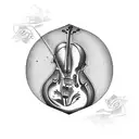 cello tattoo design idea