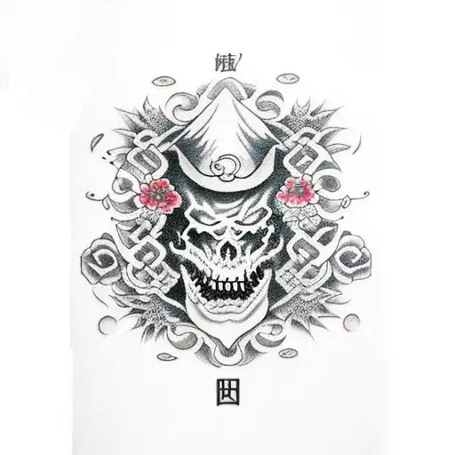 Ghoul tattoo design idea