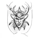 LOKI tattoo design idea