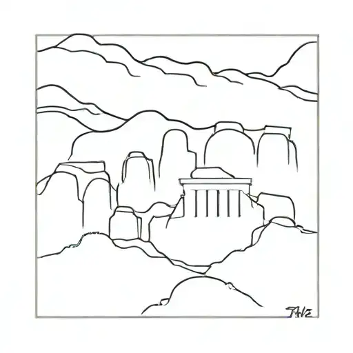 The Treasury-Petra tattoo design idea