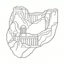 The Treasury-Petra tattoo design idea