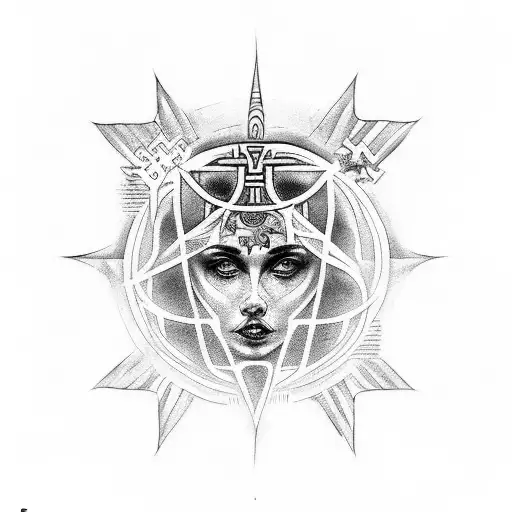 Hecate: Greek Godess of magic and necromancy  tattoo design idea