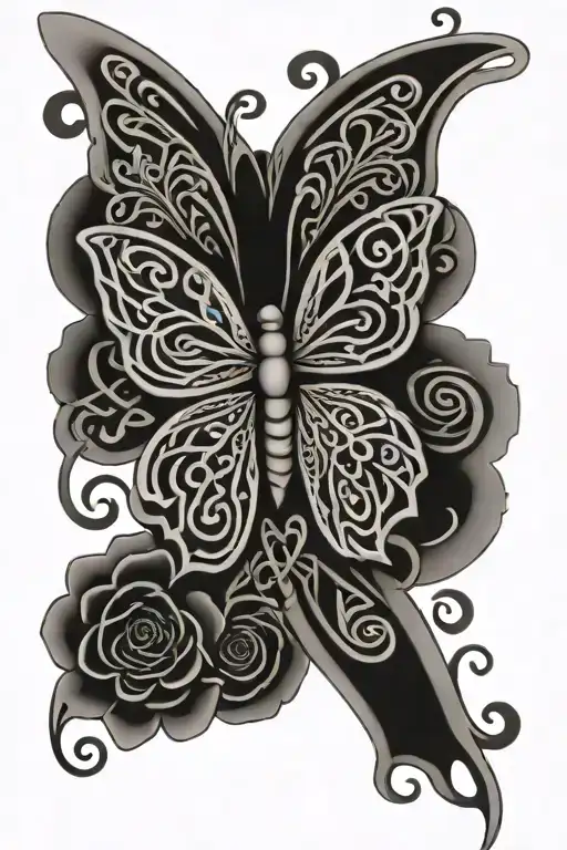 celtic sisterhood tattoo featuring celtic butterfly background tattoo design idea