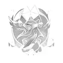 a snowboard tattoo design idea