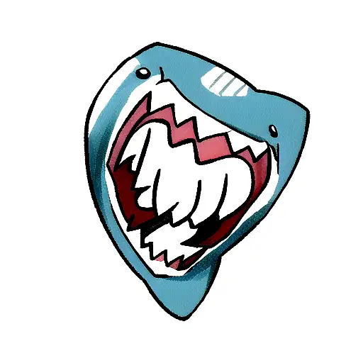 Shark tattoo design idea