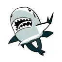 Shark tattoo design idea