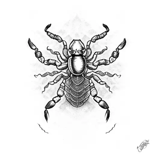 Scorpion , Hope , O , Rose  tattoo design idea