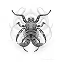 Scorpion , Hope , O , Rose  tattoo design idea