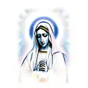 virgin mary tattoo design idea