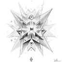 King David Star tattoo design idea