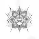 King David Star tattoo design idea