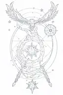 cancer constellation sign tattoo+CAPRICORN+sagittarius tattoo design idea