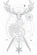 cancer constellation sign tattoo+CAPRICORN+sagittarius tattoo design idea