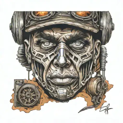 mad max tattoo design idea