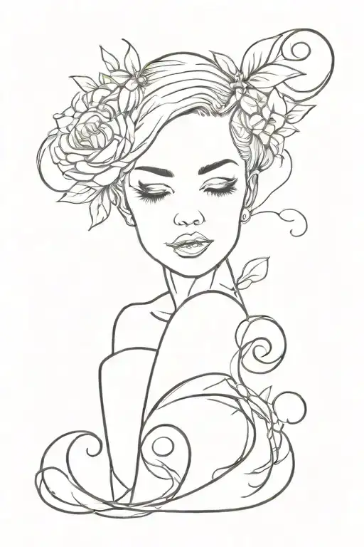 frase unforgettable tattoo design idea