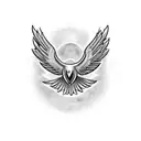 dove flying tattoo design idea